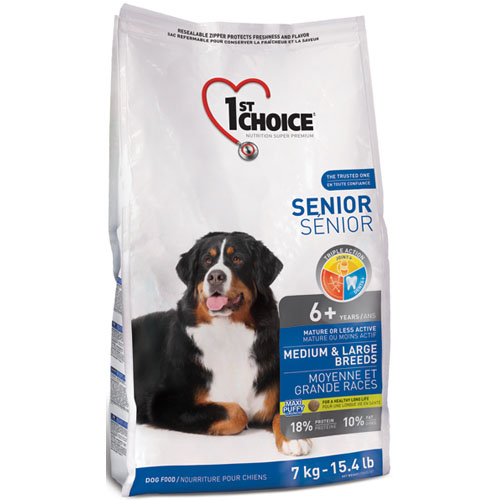 1st Choice (ФестЧойс) Senior Large and Medium breed. Сухой корм для собак средних и крупных пород старше 6 лет, 7 кг